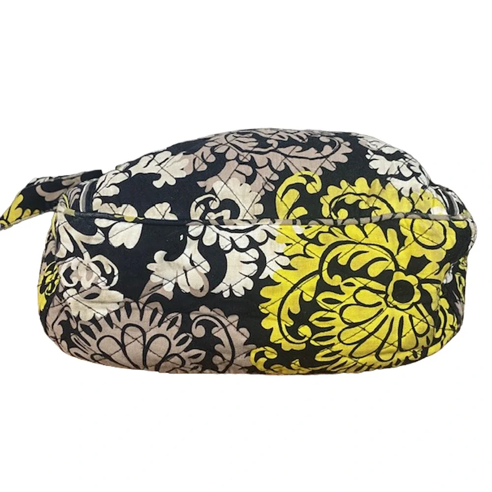 Vera Bradley Women’s Yellow Floral Quilted Shoulder Bag Purse